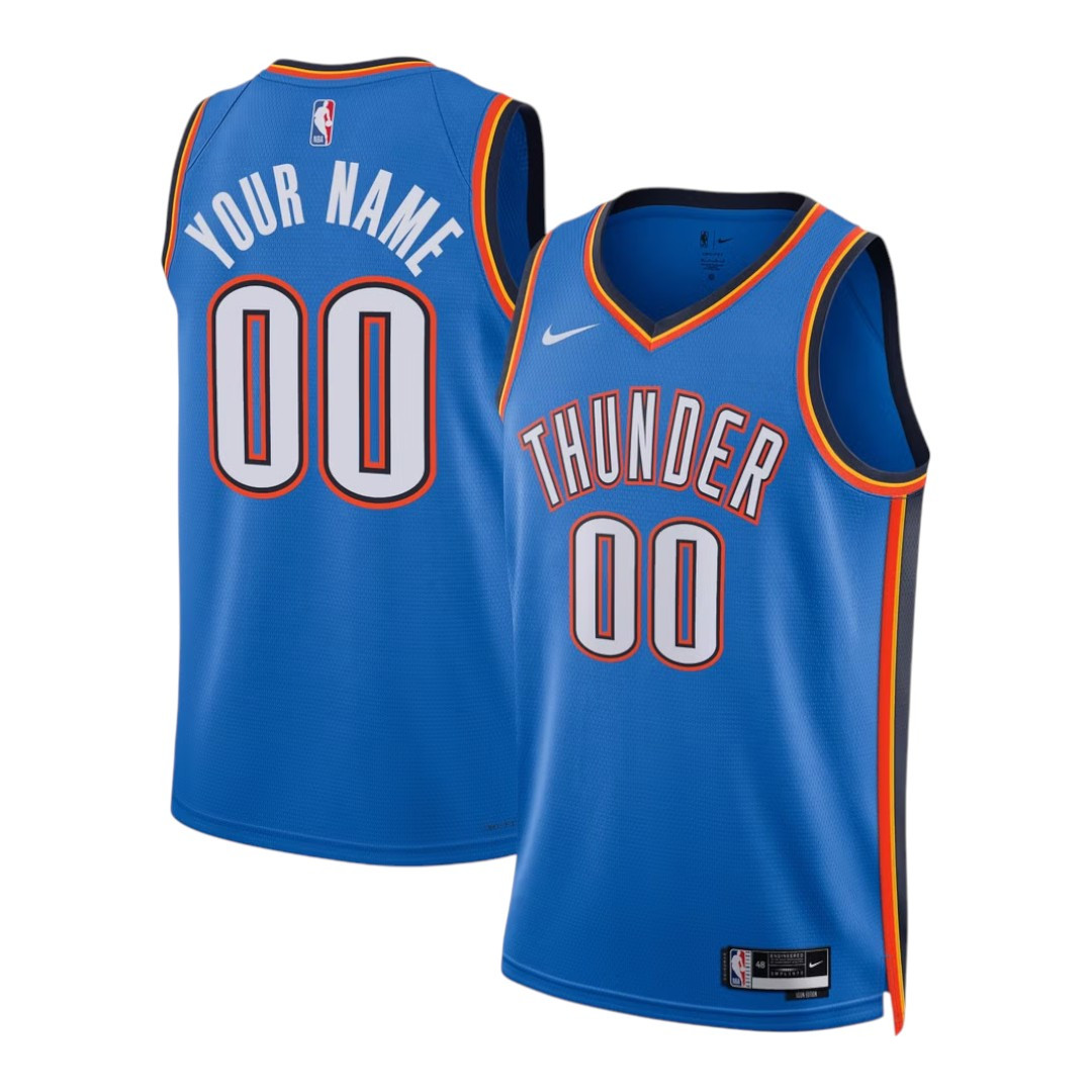 Oklahoma City Thunder 26/27 Men's Swingman Custom Jersey - Icon