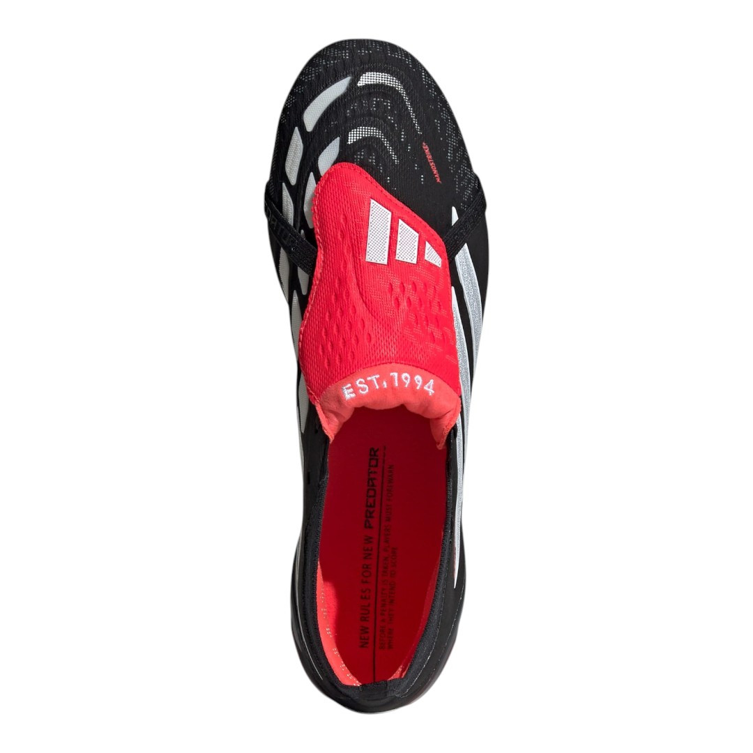 Predator Elite FG Fold-Over Tongue - Black/White/Red