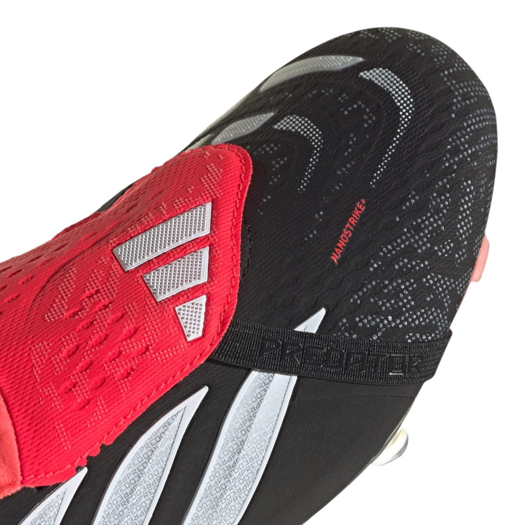 Predator Elite FG Fold-Over Tongue - Black/White/Red