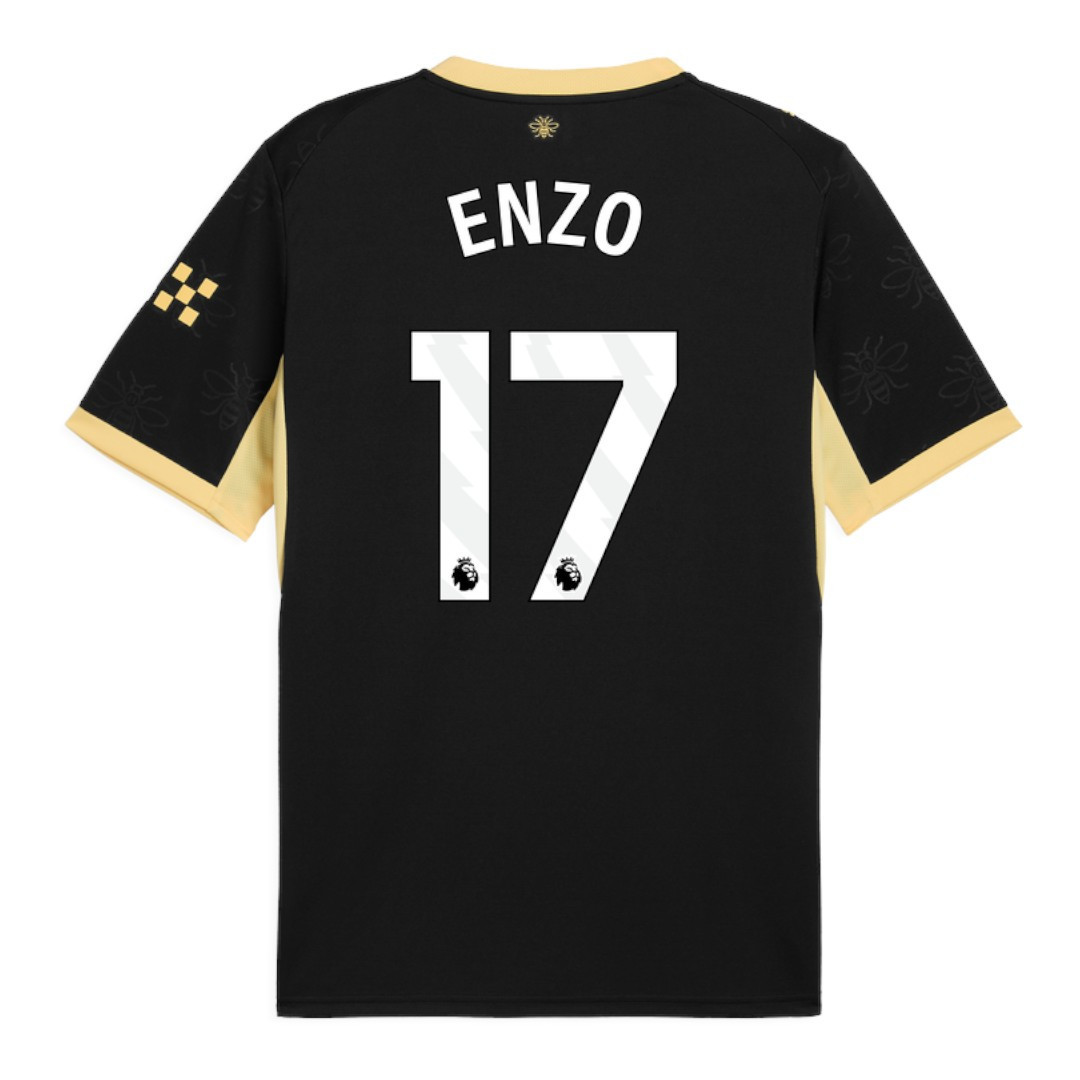 ENZO #17 Manchester City 26/27 Stadium Men's Away Shirt - PL Font