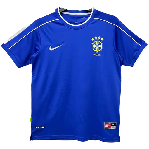 Brazil 1998 Men's Away Retro Shirt