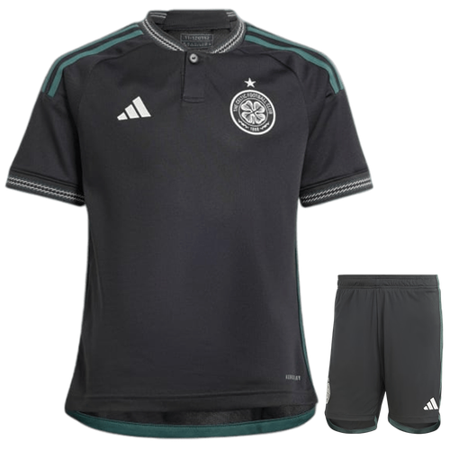 Celtic 23/24 Kid's Away Shirt and Shorts