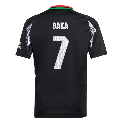 SAKA #7 Arsenal 24/25 Kid's Away Shirt and Shorts - Arsenal Font