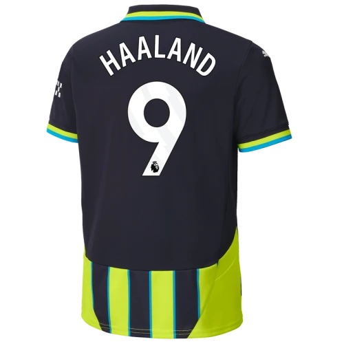 HAALAND #9 Manchester City 24/25 Kid's Away Shirt and Shorts - PL Font