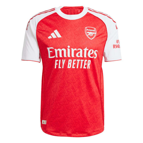 ØDEGAARD #8 Arsenal 25/26 Authentic Men's Home Shirt - Arsenal Font