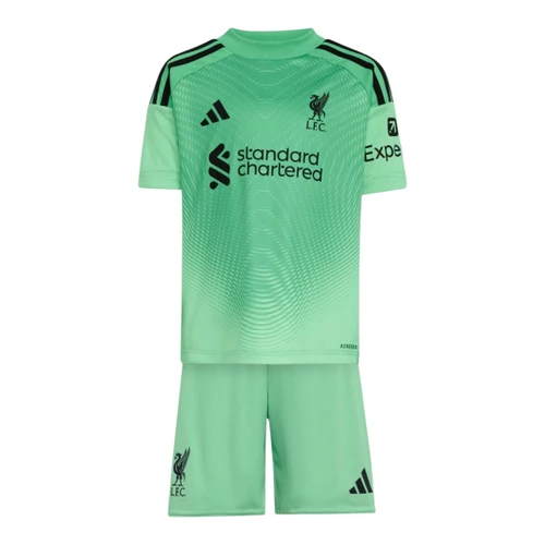 Liverpool 25/26 Kid's Green Goalkeeper Mini-Kit