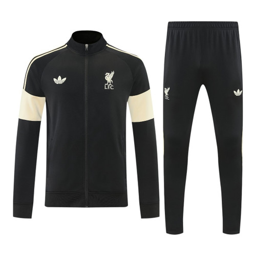 Liverpool 26/27 Men's Black Long Zip Tracksuit