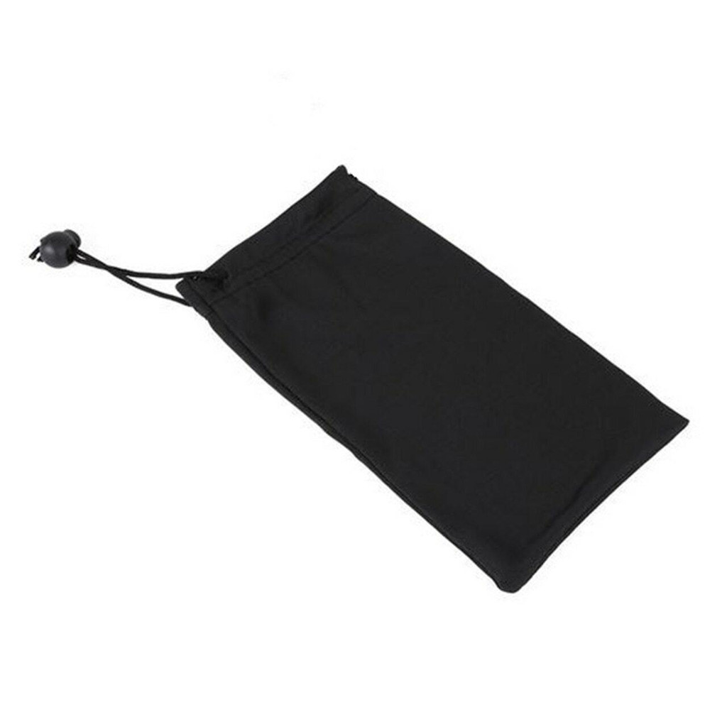 Soft Glasses Cases, Storage Pouches & Microfibre Cleaning Cloth All-in-1 - Black