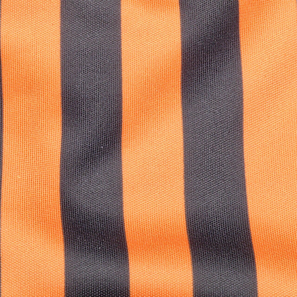 Microfibre storage bag in orange and black