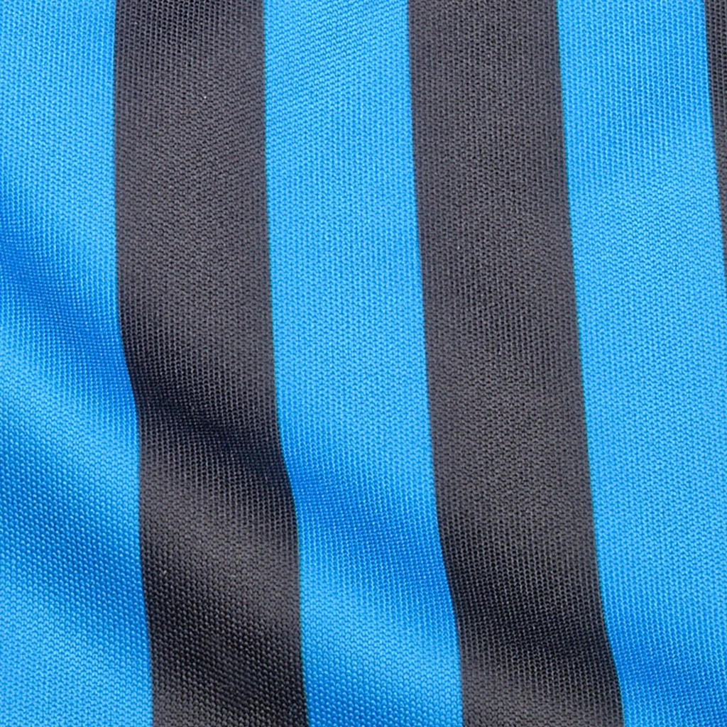 Black and Turquoise striped Microfibre bag for beach seaside