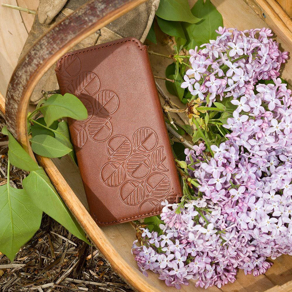 Premium leather folio case for iPhone 6 brown