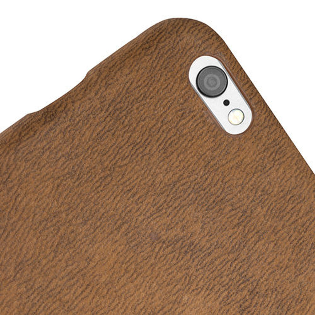 iPhone 8 tan leather protective back cover