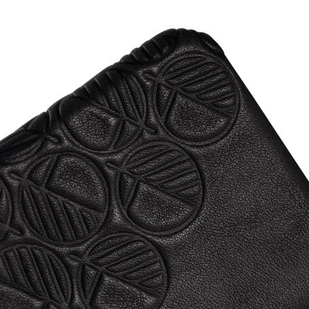 Premium black leather case for iPhone 8
