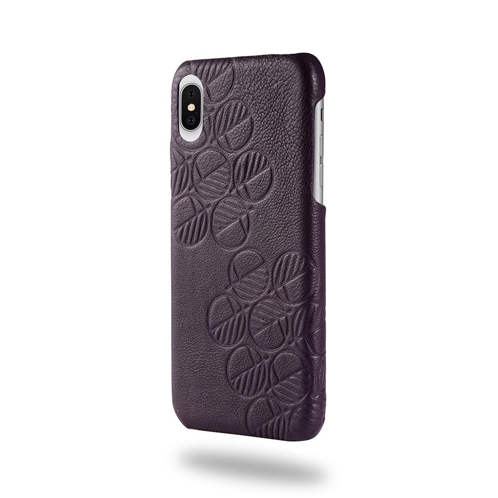 iPhone X XS Leather Back Cover and Shell Case
