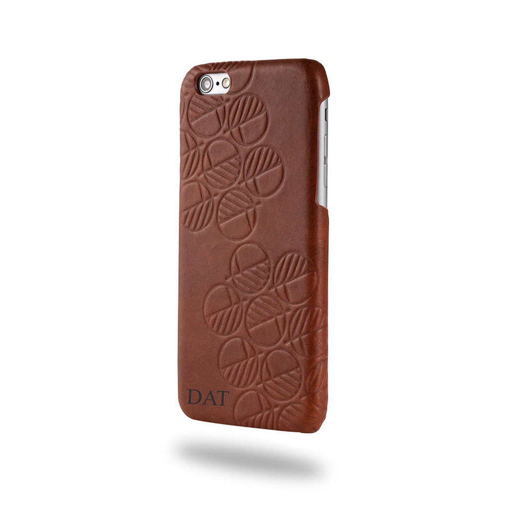 iPhone 7 leather brown back case premium design