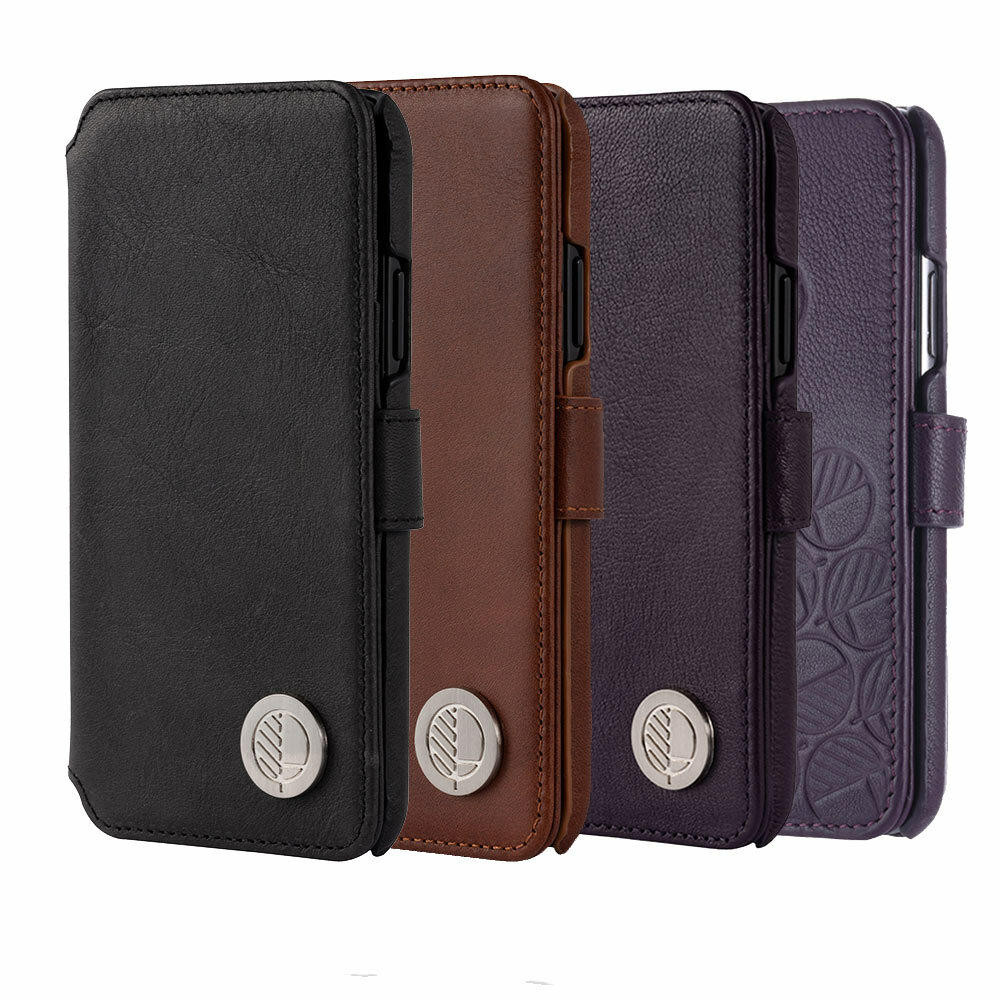 iPhone X wallet case made of premium British leather
