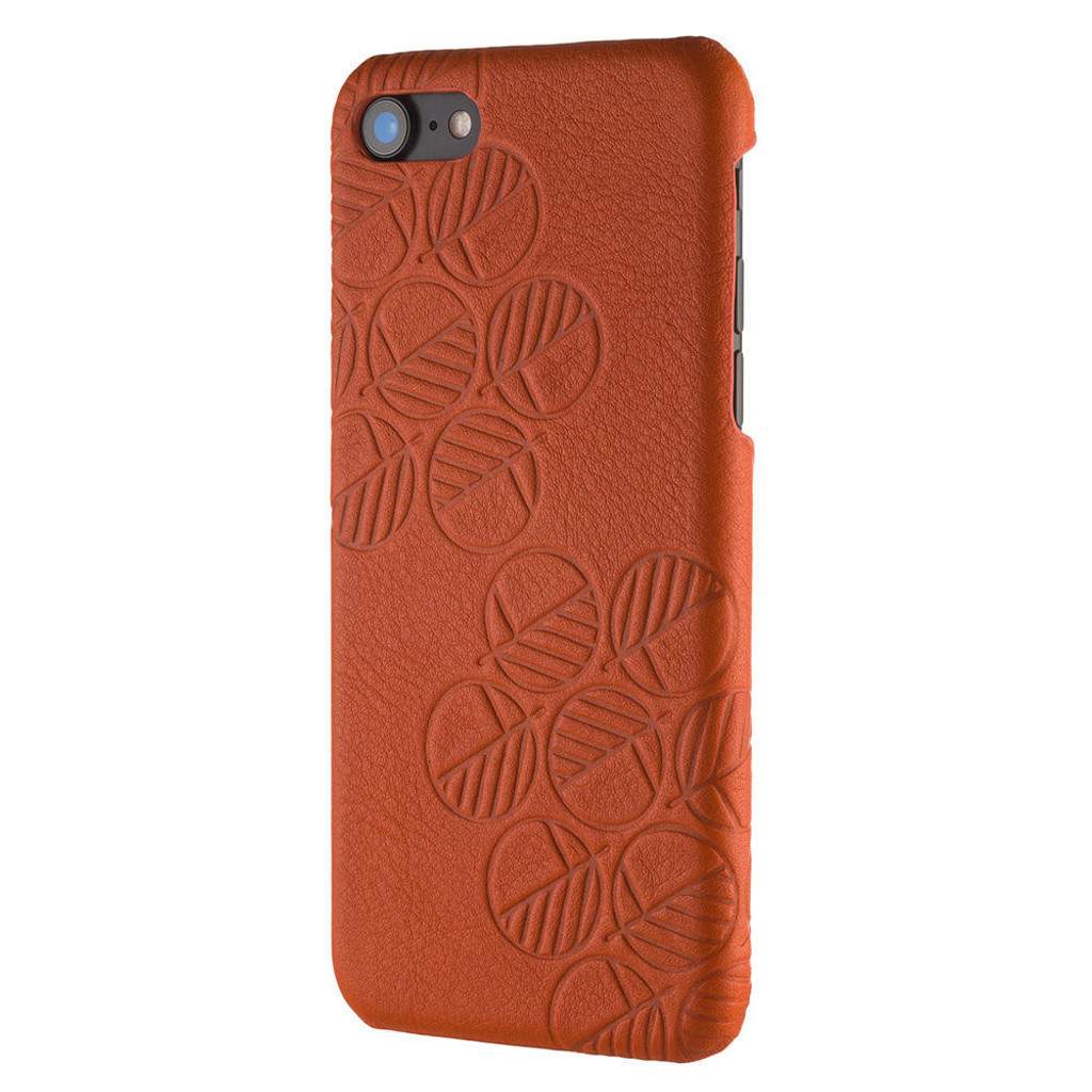 Soft touch British leather iPhone SE back cover