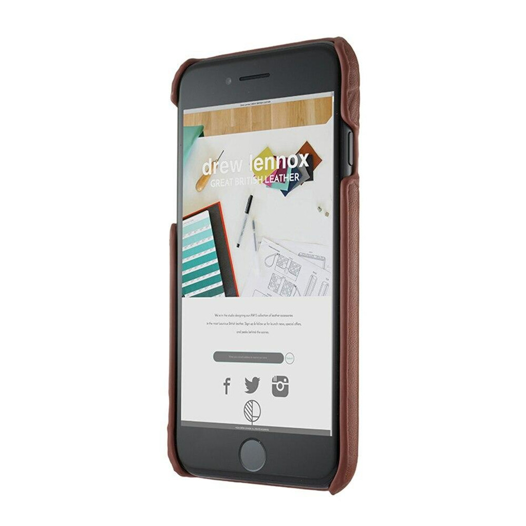 Premium British leather iPhone SE hard cover