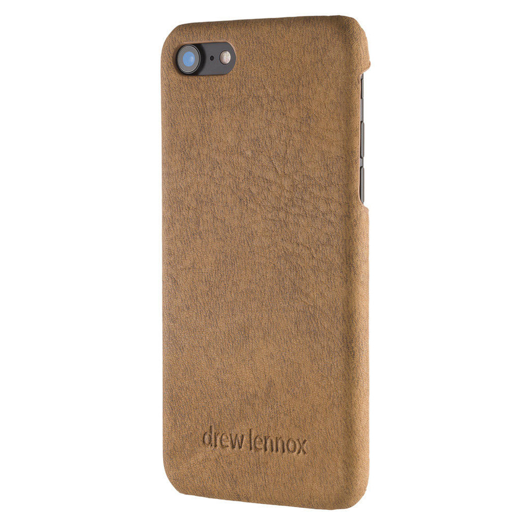 iPhone SE leather tan back case slim fit