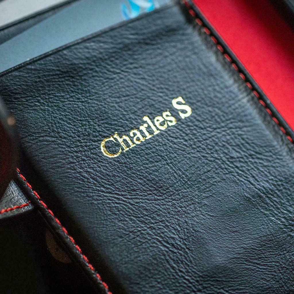 Royale iPhone 8 wallet case standing in horizontal view