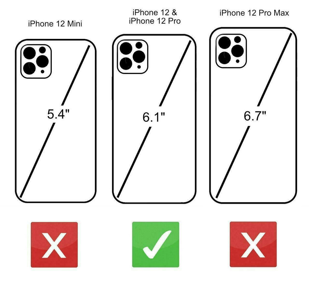 Real leather iPhone 12 Pro case with sleek finish
