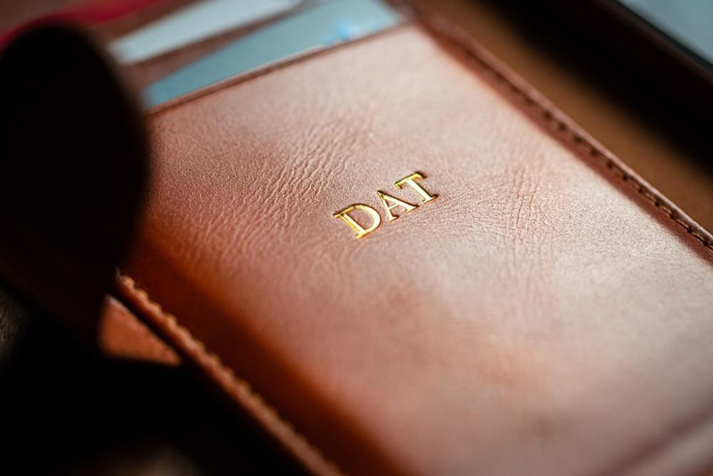 Genuine leather flip wallet case for iPhone 16 Plus with card holder