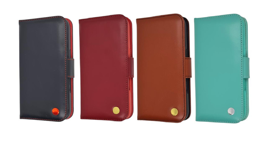 iPhone SE leather wallet flip case