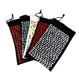 Soft Glasses Cases, Storage Pouches & Microfibre Cleaning Cloth All-in-1 - Multi-colour 5 Pack