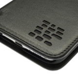 iPhone X XS Genuine Black Leather Ultra Slim Phone Case