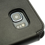 Samsung Galaxy S6 Edge Ultra Slim Black Premium Leather Phone Case