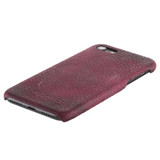 Textured leather back case for iPhone 8