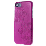 Protective leather back cover for iPhone 8 smartphone