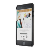 iPhone 8 leather back cover in black