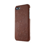 iPhone 8 leather back case in brown