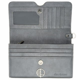 British leather clutch perfect for travel