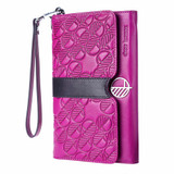 British craftsmanship pink leather clutch