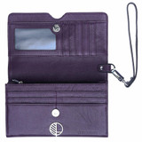 British handcrafted leather clutch with neat finish British handcrafted leather clutch with neat finish