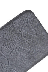 Durable leather grey iPhone SE back cover