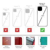 iPhone 13 Pro Max leather case with card holder wallet