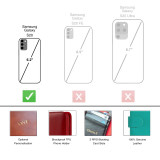 Classic leather flip cover for Galaxy S20 with stitched edges