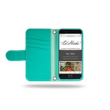 Elegant leather finish on Royale iPhone 8 folio case