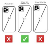 Real leather iPhone 12 Pro case with sleek finish
