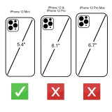 iPhone 12 Mini leather case with wrist strap and card holder – Royale