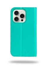 Slim Leather iPhone 15 pro phone case for women