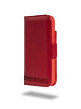iPhone 15 Rila wallet case in genuine leather with biodegradable cradle