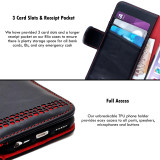 iPhone 15 Rila wallet case in genuine leather with biodegradable cradle