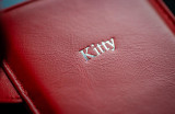 Personalised "Rila" iPhone 15 leather wallet case with custom initials