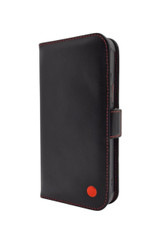 Black Leather Wallet Case and Card Holder for Apple iPhone 13 Pro Max Black Leather Wallet Case and Card Holder for Apple iPhone 13 Pro Max