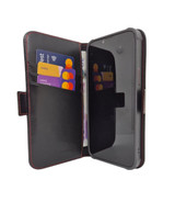 Black Leather Flip Case and Card Holder for Apple iPhone 13 Pro Max