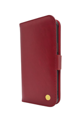 Red Leather Wallet Case and Card Holder for Apple iPhone 14 Red Leather Wallet Case and Card Holder for Apple iPhone 14